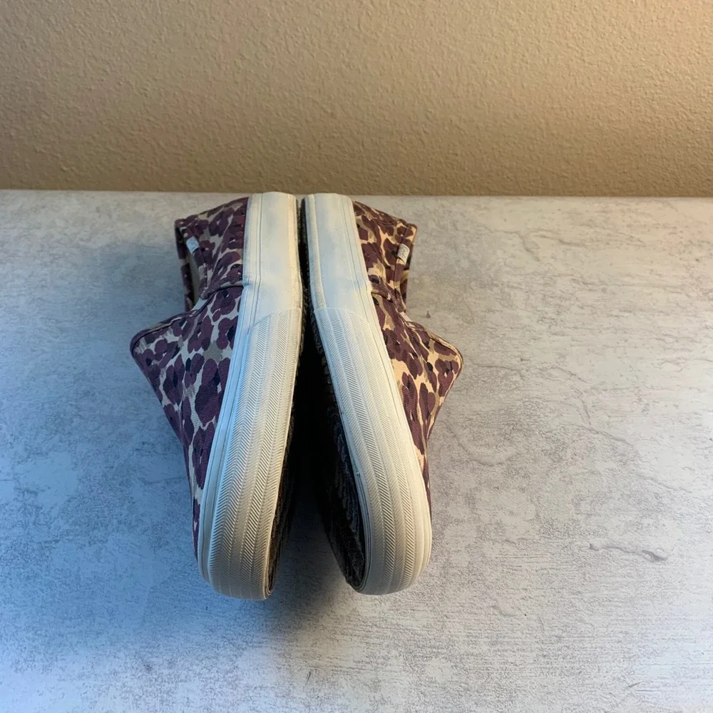 Keds x‎ Elizabeth and James Purple Floral Print Slip On Sneakers Shoes